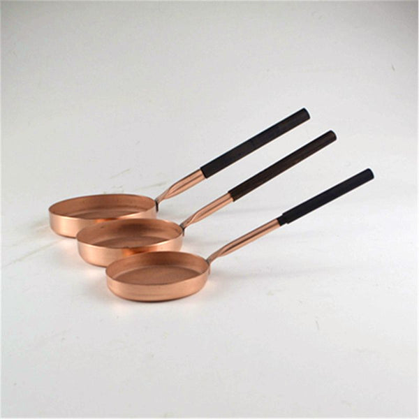 Pure Copper Pan Thickened red Copper Mini omelette pancake for Household Gas Cooker