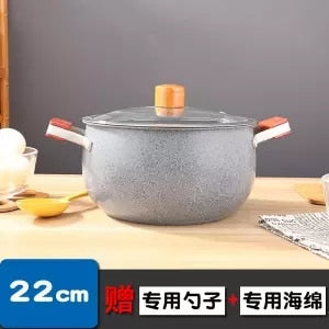 Cookware Snow Pan Pot Maifan Stone Soup Pot Steamer Hot Pot Non-stick Baby Food Supplement Pot Noodle Pot Milk Pot Hot Milk