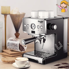 Coffee Maker 15 Bar Cafetera Steam Semi-automatic Cafeteira Milk Bubble Coffee Machine for Home CRM3605