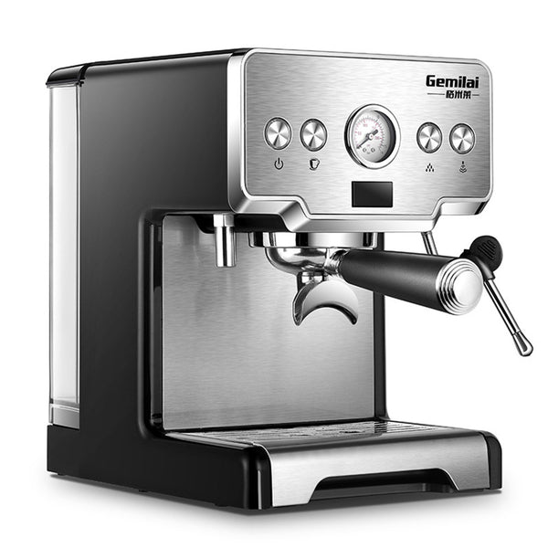 CRM-3605 15 Bar High Efficiency Semi-Auto Italian Espresso Machine 1.7L Water Tank Coffee Maker 1450W Large Power Hot Steamer