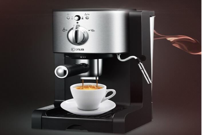 Donlim household espresso cafe machine high-pressure pump italian steam coffee maker 20Bar DLKF500 Cappuccino capsules Milk Foam