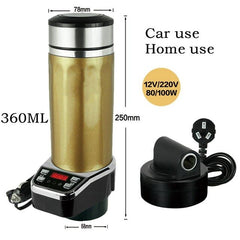Electric kettle   electric hot water cup water heater 12V24V car with kettle car heating cup 100 degrees