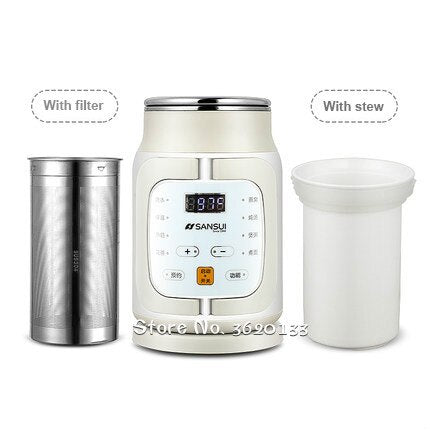 Portable Multi-function Electric Kettle Travel Insulation Pot Can Be Reserved Time Electric Cup Cooking And Stewing 220V