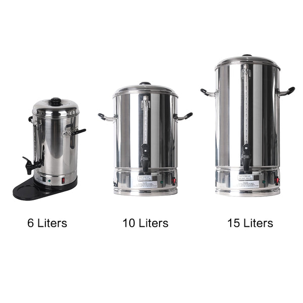 ITOP Commercial 6/10/15L Coffee Maker Machine Coffee Powder Cooker With Filter Basket Kitchen Bevarage Cooking Tools